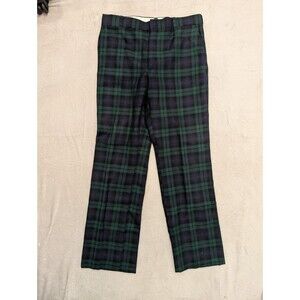Vintage Thomson Mens 100% Wool Golf Pants Multicolor Plaid Rare